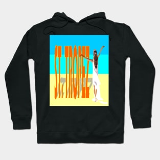 St. Tropez Beach and Mediterranean. Hoodie